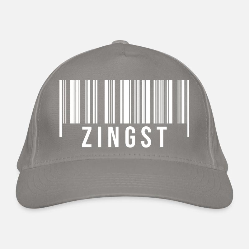 Zingst Strichcode Bio-Baseballkappe