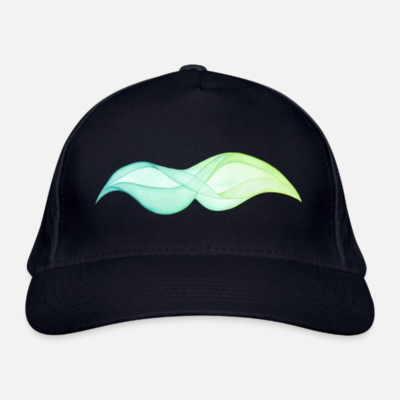 abstract wave - Casquette classique bio - marine