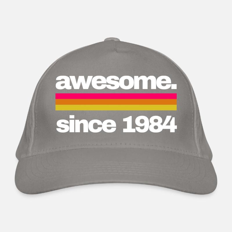 awesome since 1984 Bio-Baseballkappe