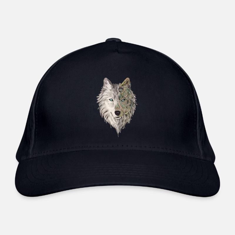 Wolfskopf Bio-Baseballkappe