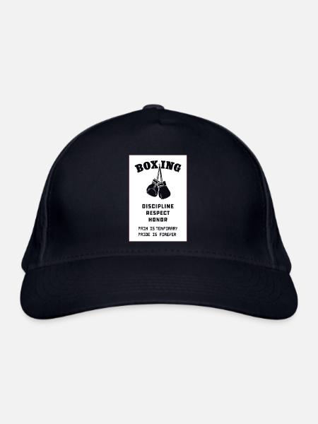Boxen, Boxer - Bio-Baseballkappe - Navy