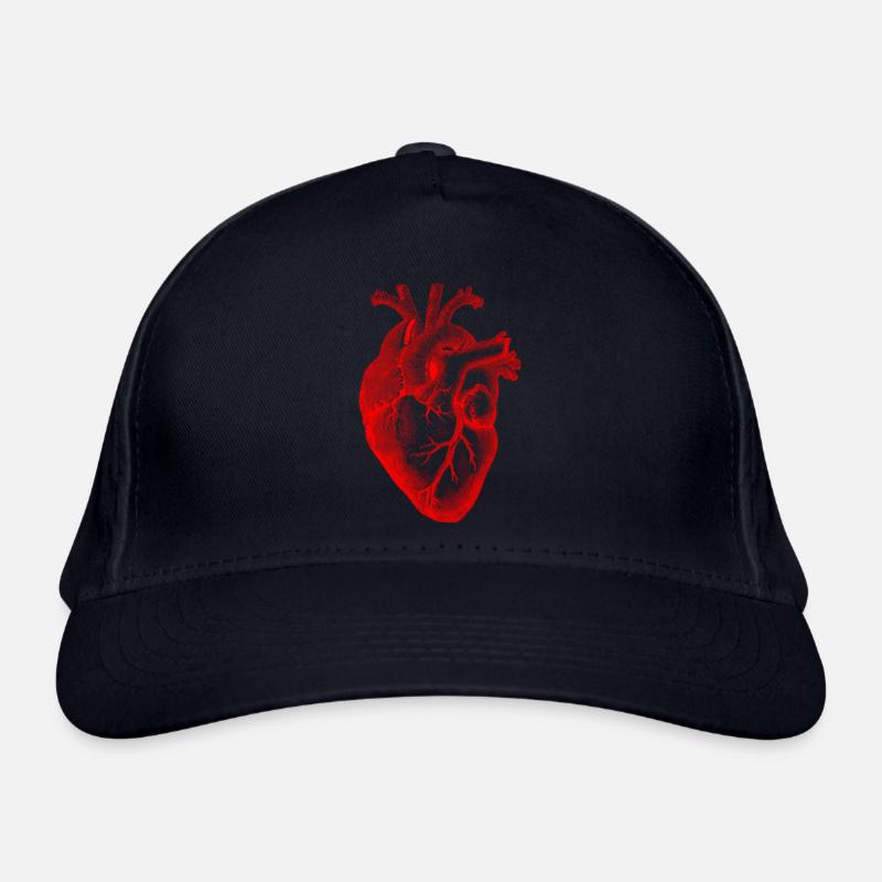 Cœur Design de mode Casquette classique bio