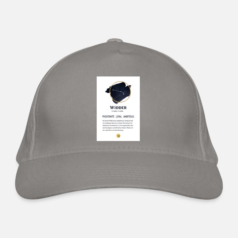 Sternzeichen Widder Bio-Baseballkappe