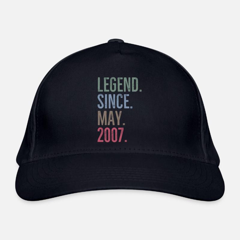 Legend Since May 2007 Organic Baseball Cap