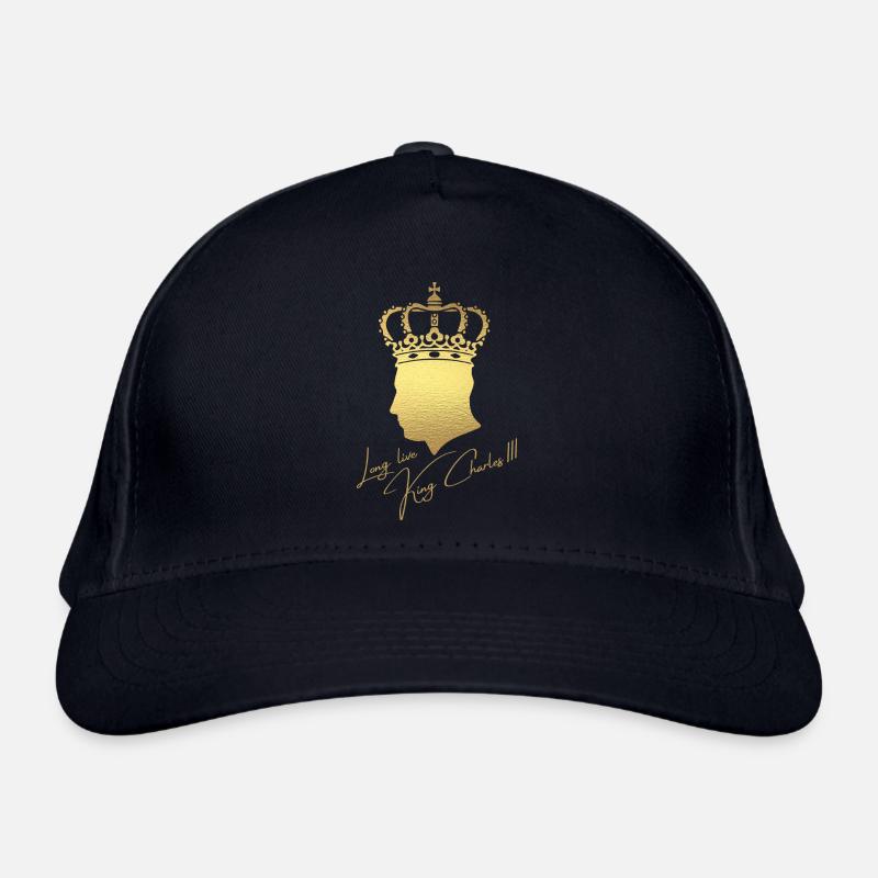 Couronnement du roi britannique Charles Angleterre Drapeau Casquette classique bio