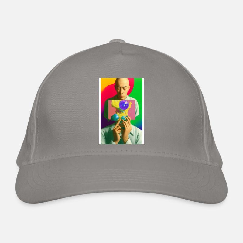 LSD TRIPPING PICTURE - TRIPPING ART WORK Bio-Baseballkappe