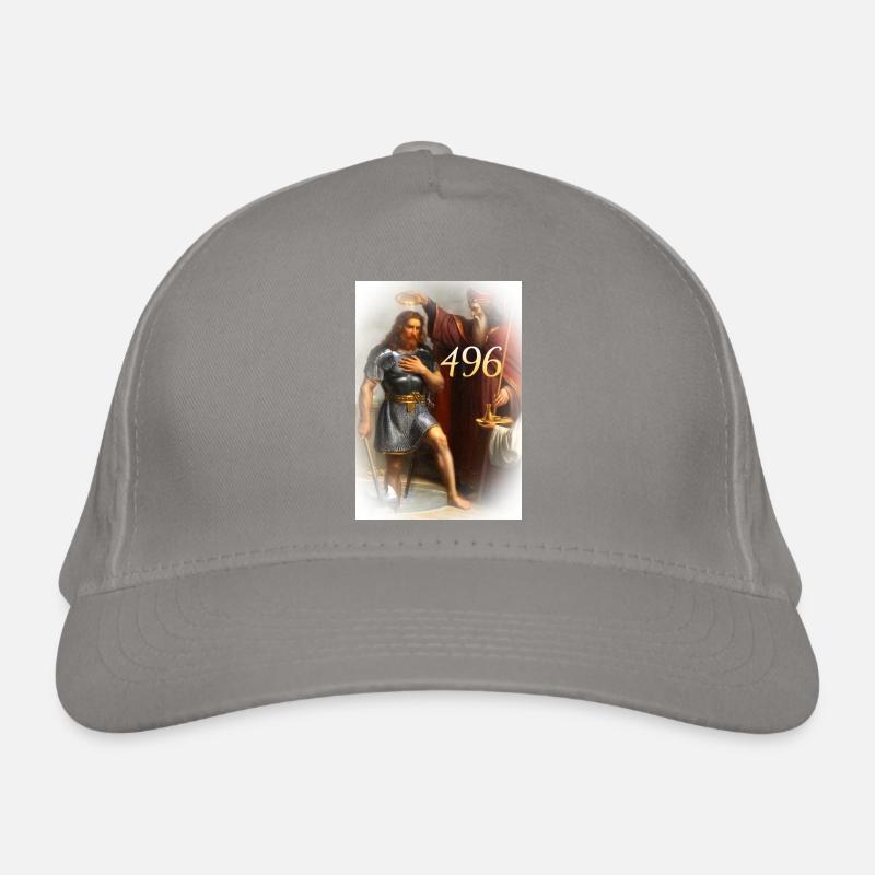 Batême de Clovis 496 Casquette classique bio