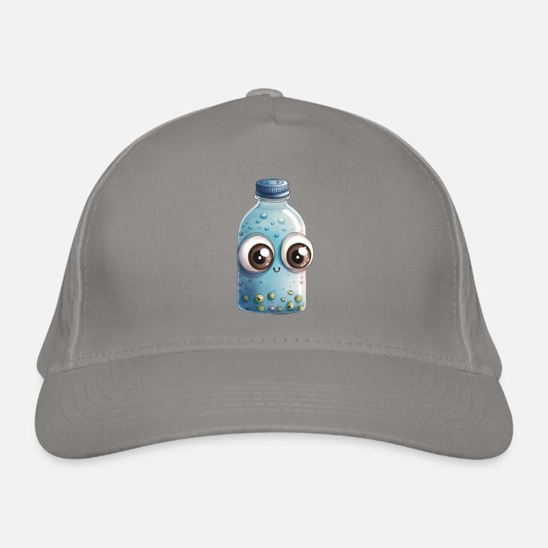 Aquarelle de bouteille d’eau Casquette classique bio