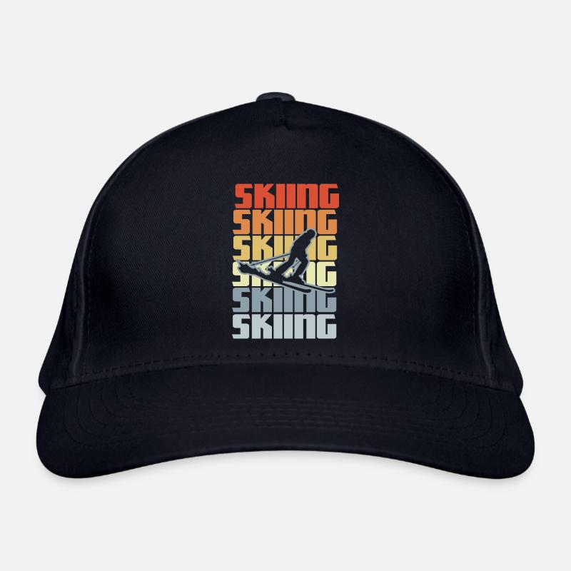 Skigebiet Bio-Baseballkappe