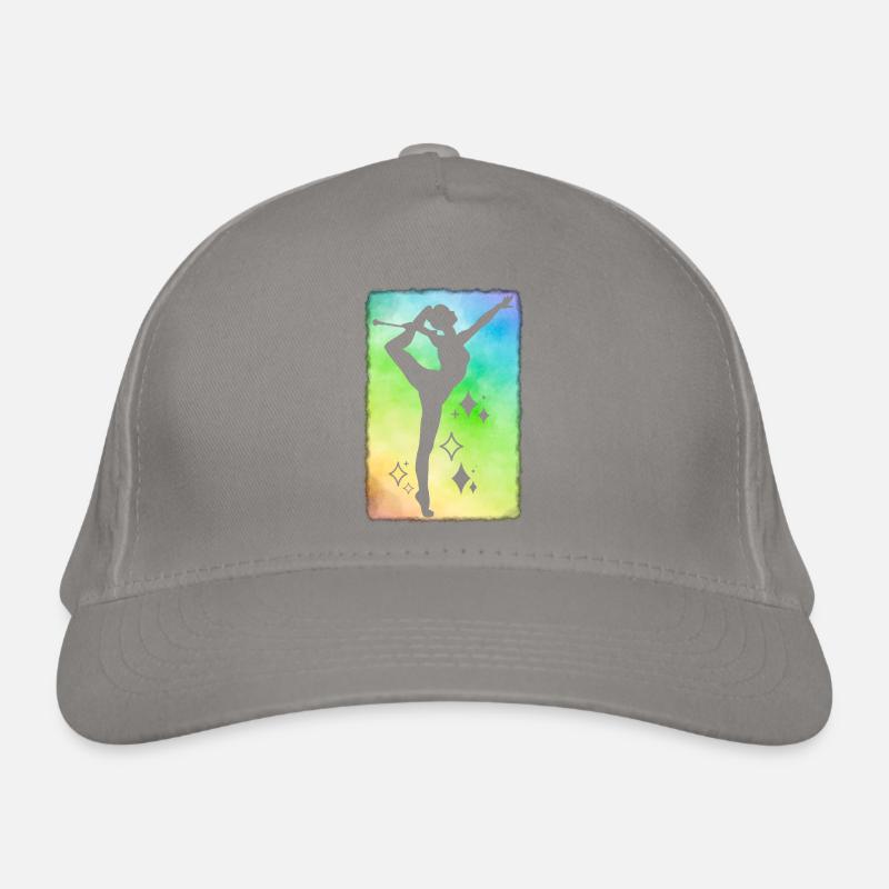 Twirleuse raindow background Casquette classique bio