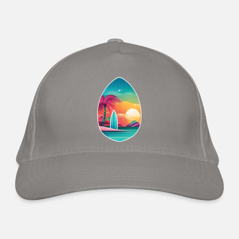 Coucher de soleil Casquette classique bio