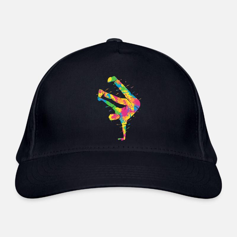 Breakdancing Bunt Breakdancer Jungen Breakdance Bio-Baseballkappe