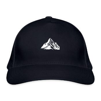 Berge Alpen - Bio-Baseballkappe - Navy - Vorne