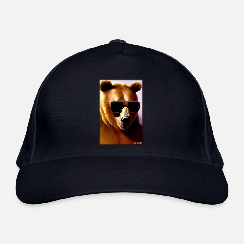 Bear Sunglasses Wildlife Forest Animals Wilderness Organic Baseball Cap