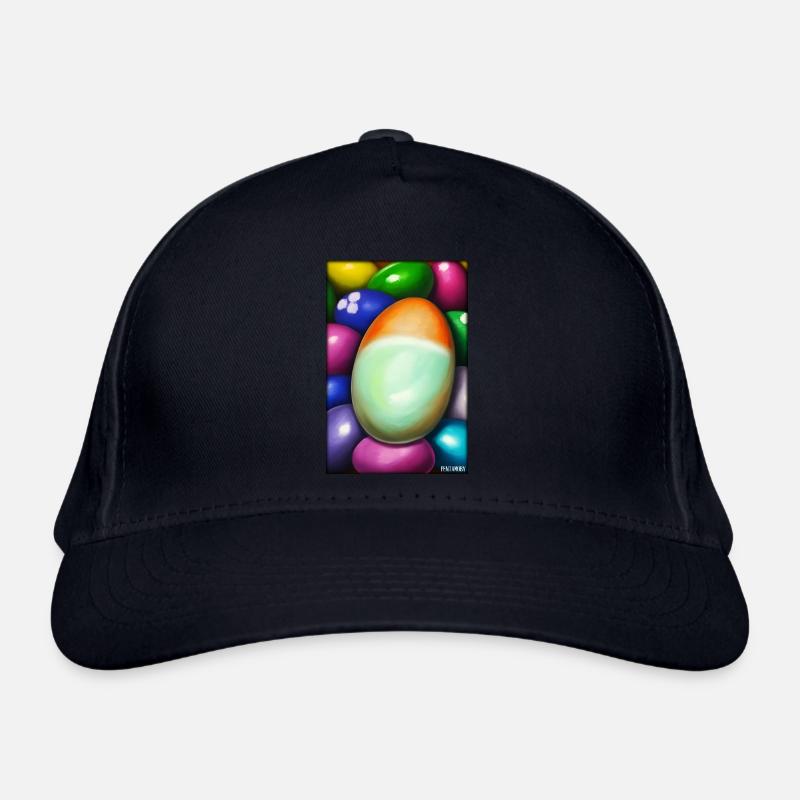 Easter Egg Easter Colorful Eggs Holiday Organic Baseball Cap