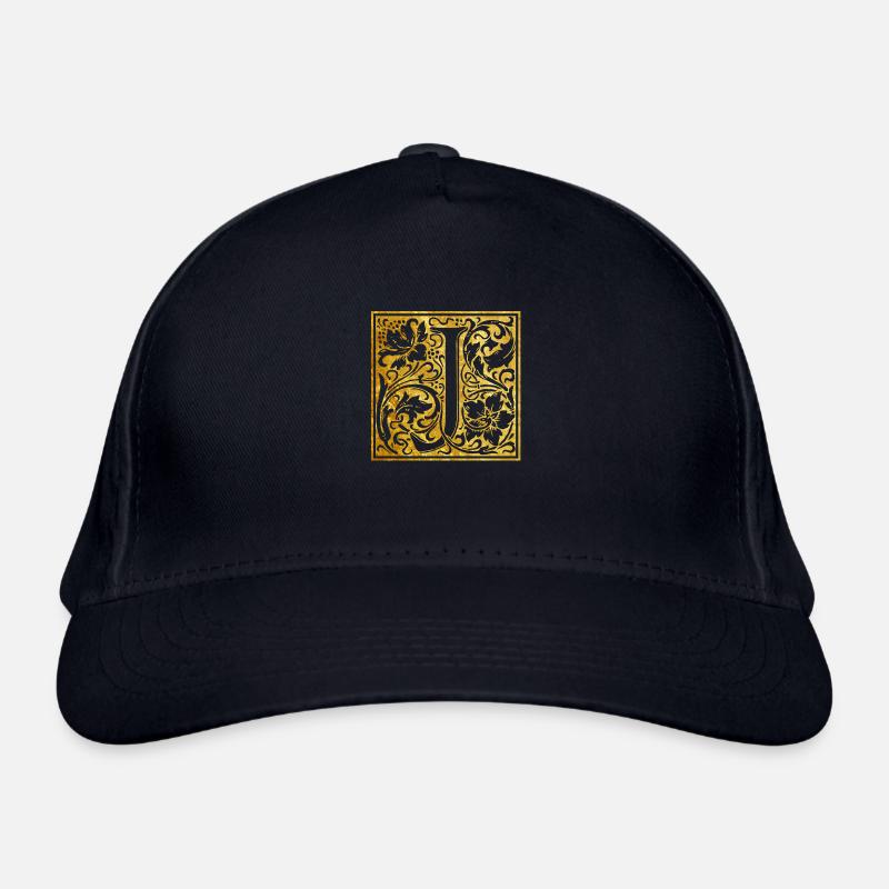 Initials-J Organic Baseball Cap