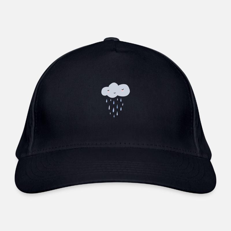 Die Regenwolke - Bio-Baseballkappe - Navy