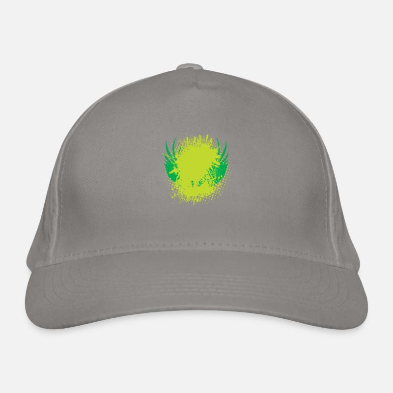 Vector background de Bio-Baseballkappe