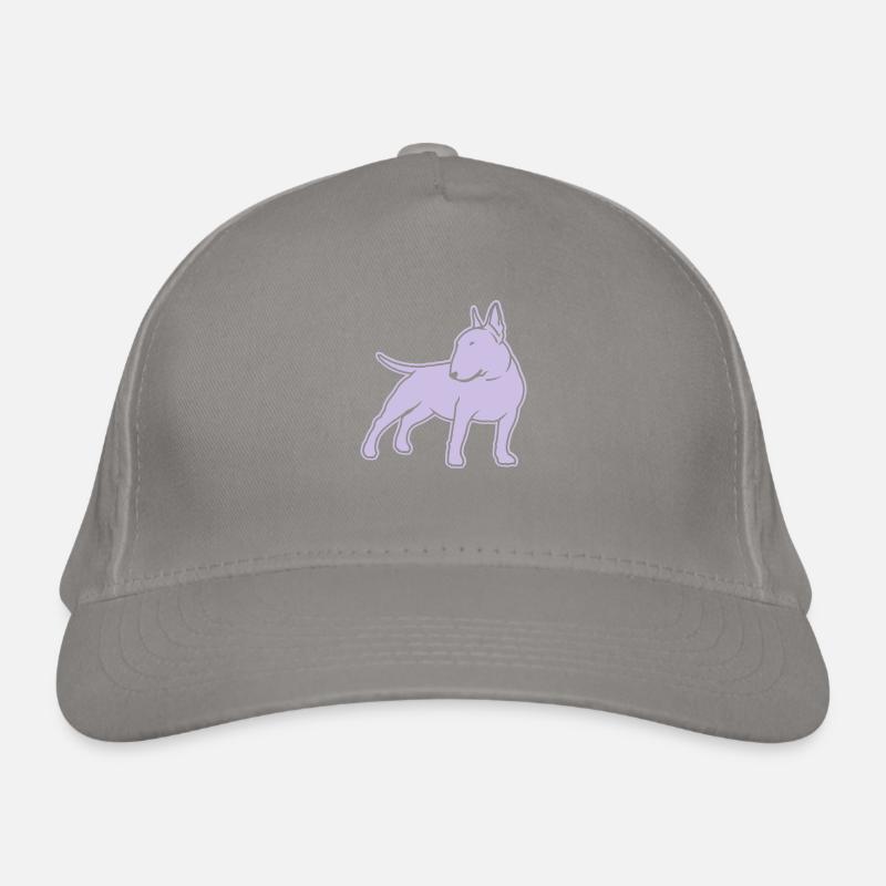 Bull Terrier cn_single_1c_4dark Organic Baseball Cap