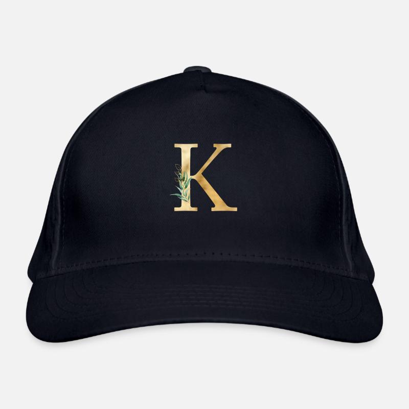 Monogramme K Botanique personnalisable Casquette classique bio