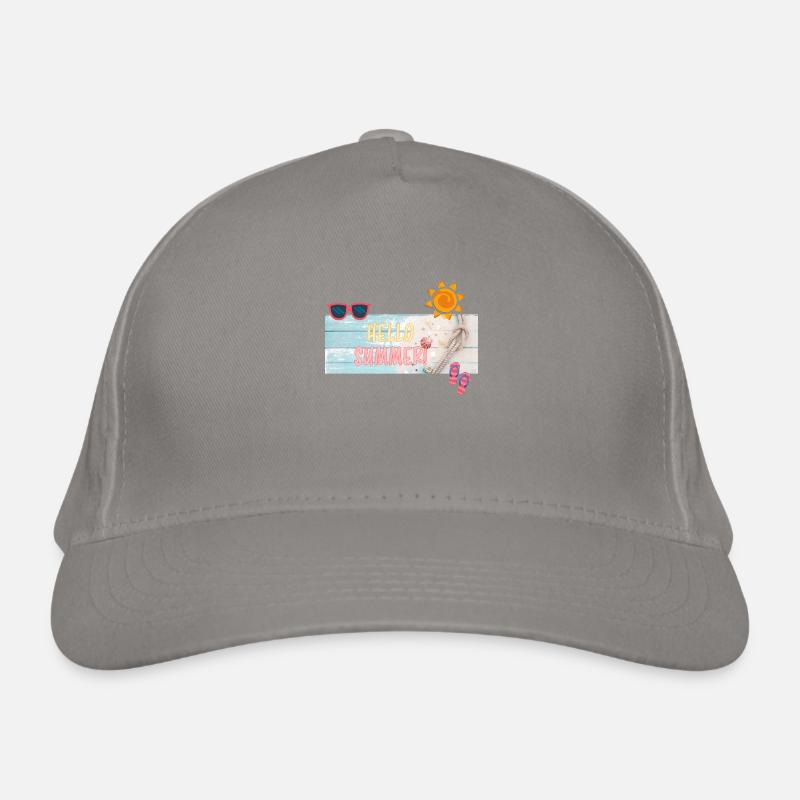 hello summer, Bonjour l'été Casquette classique bio
