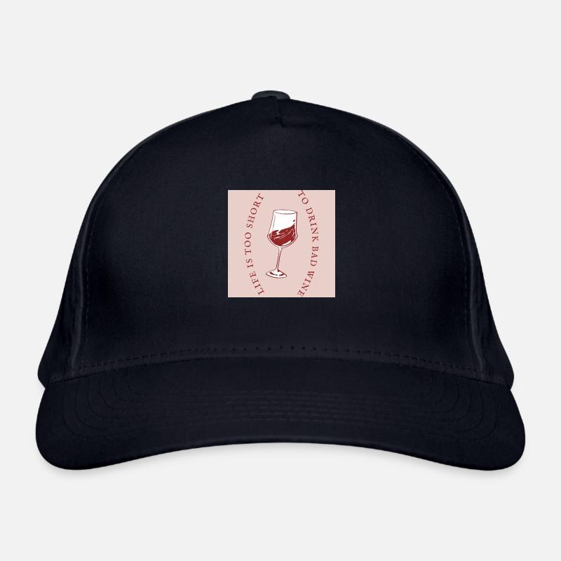 Time for some wine - Bio-Baseballkappe - Navy