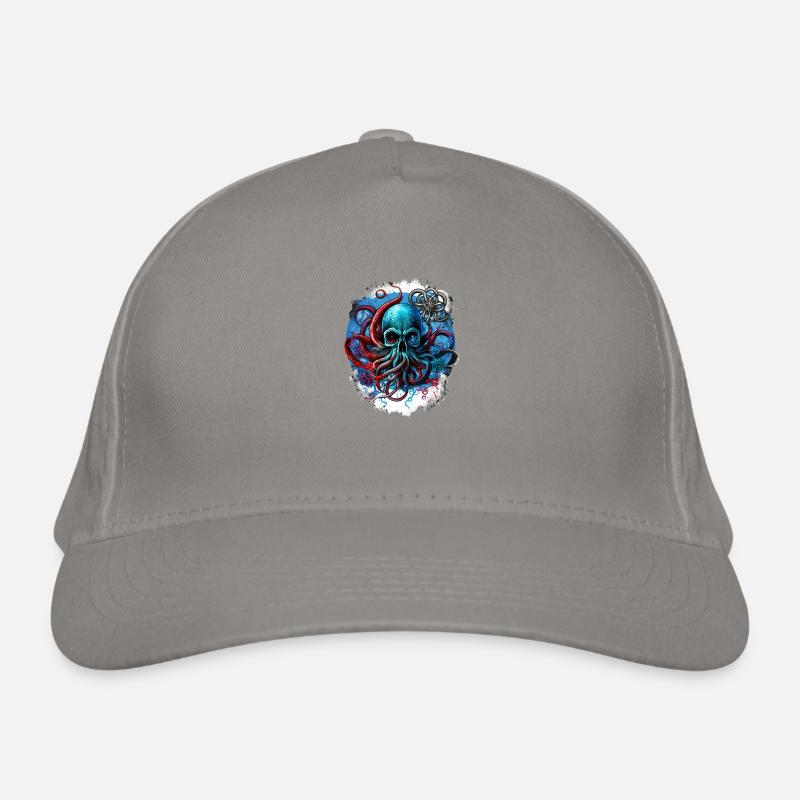 Pirate octopus Organic Baseball Cap