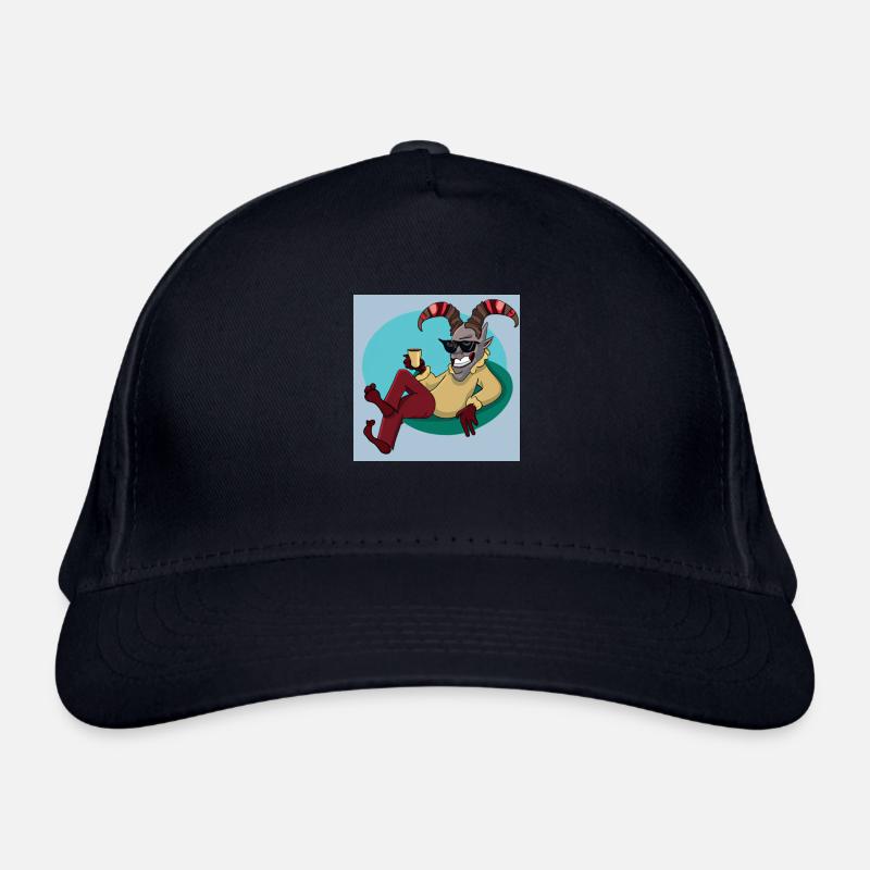 Krampus Percht Devil 2309 Organic Baseball Cap
