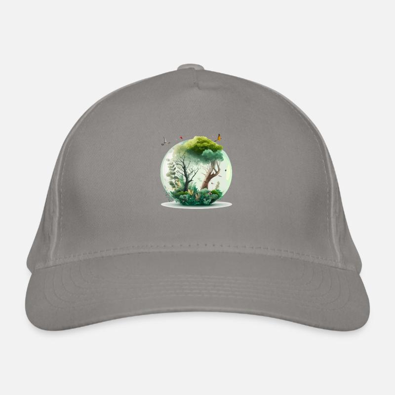 The miniature forest Organic Baseball Cap