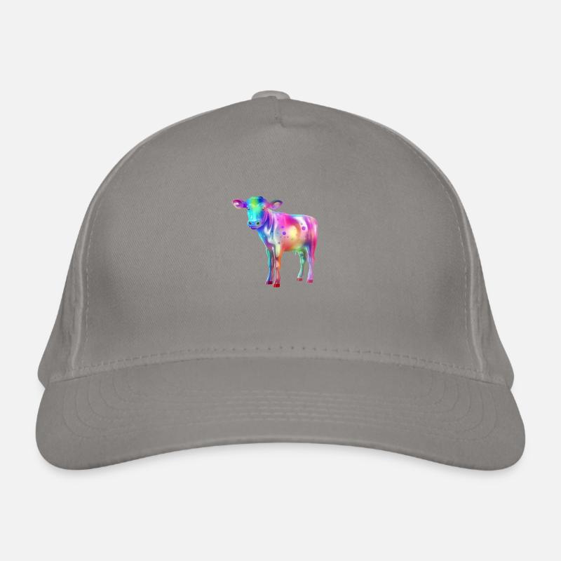 Exa la vache multicolore Casquette classique bio
