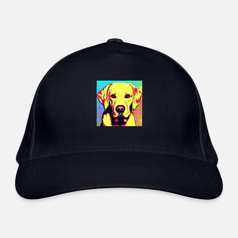 Labrador Pop Art Organic Baseball Cap