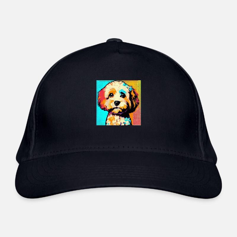 Cavapoo Pop Art Organic Baseball Cap