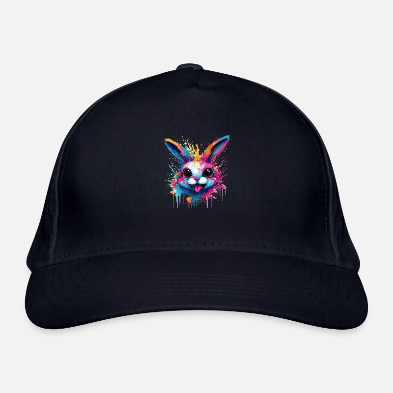 lapin coloré Casquette classique bio