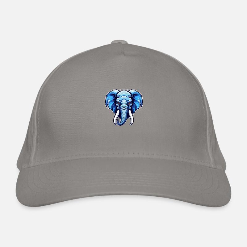 Elefant Bio-Baseballkappe