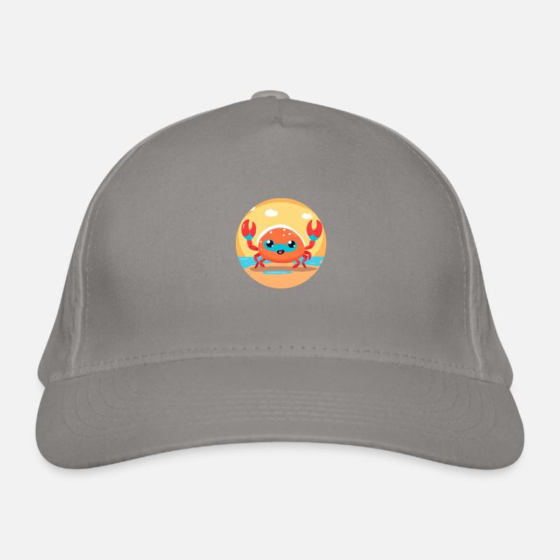 Strandkrabben-Spaß Bio-Baseballkappe