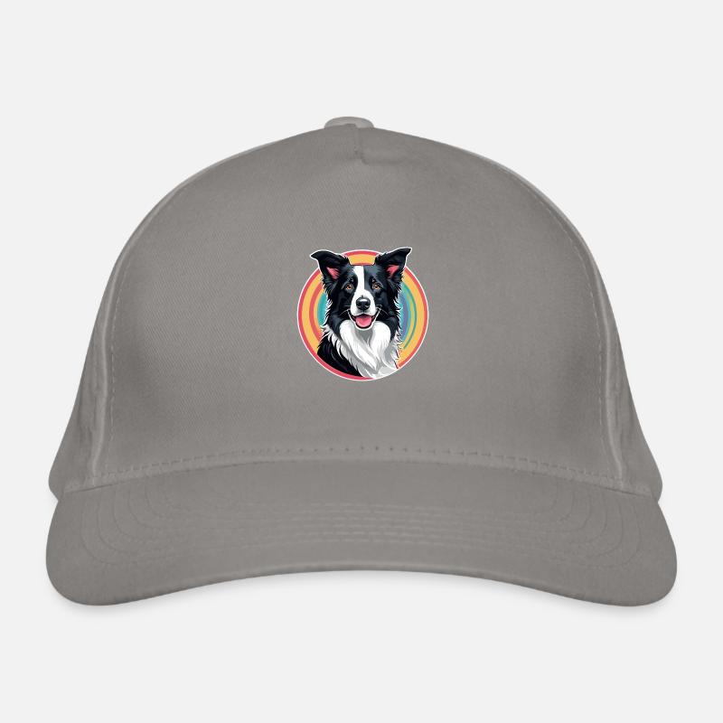 Border Collie Bio-Baseballkappe