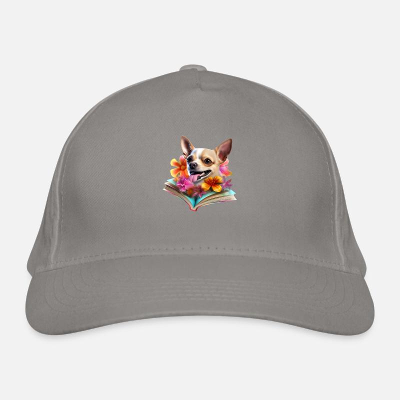 Chihuahua Lesen Buch Bio-Baseballkappe