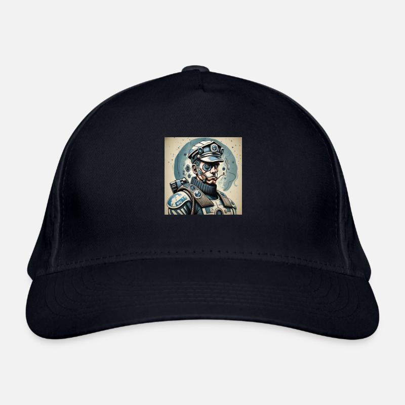Affiche poster policier Style cyborg Casquette classique bio