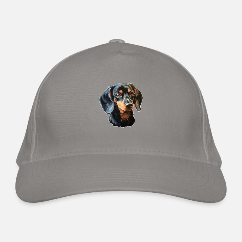 Dachshund Dachshund Head Organic Baseball Cap