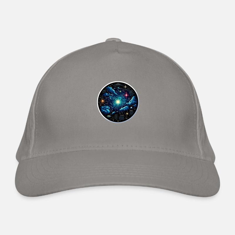 Constellations Star Map Organic Baseball Cap