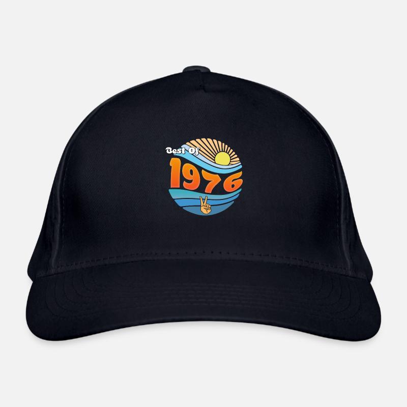 Fièrement né en 1976 – 49 ans de souvenirs Casquette classique bio