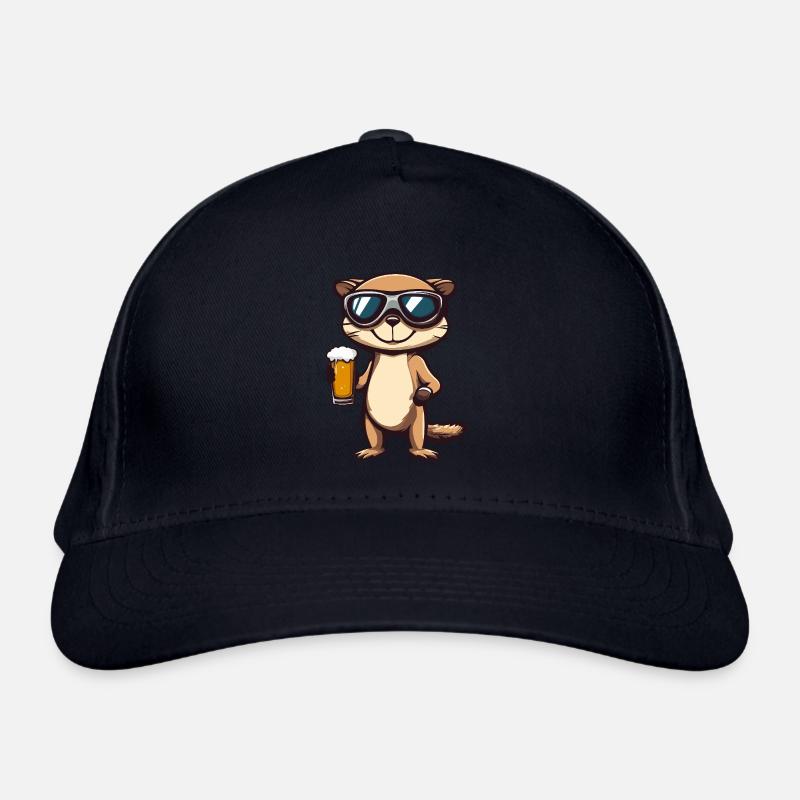 Suricate Après-Ski Bière Bande Dessinée Casquette classique bio