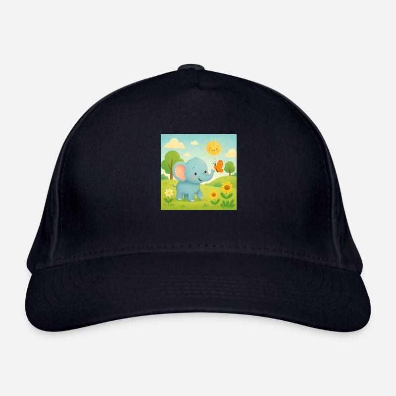 Elephant Organic Baseball Cap