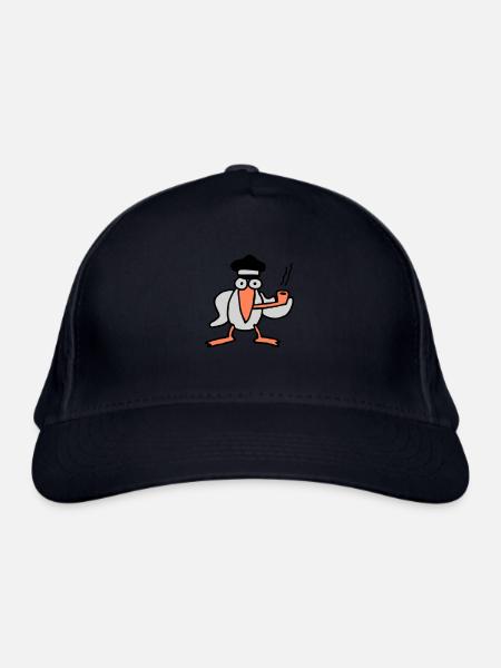 Kapitän Möwe - Bio-Baseballkappe - Navy - Vorne