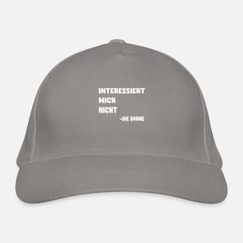 Interessiert mich nicht Bio-Baseballkappe