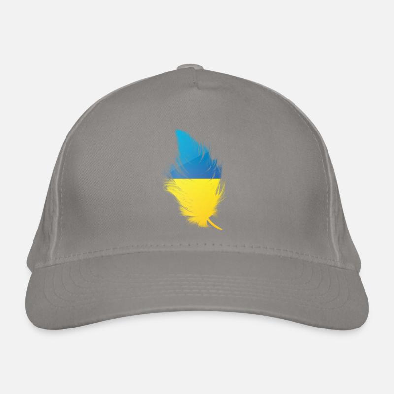 Feather Ukraine Organic Baseball Cap