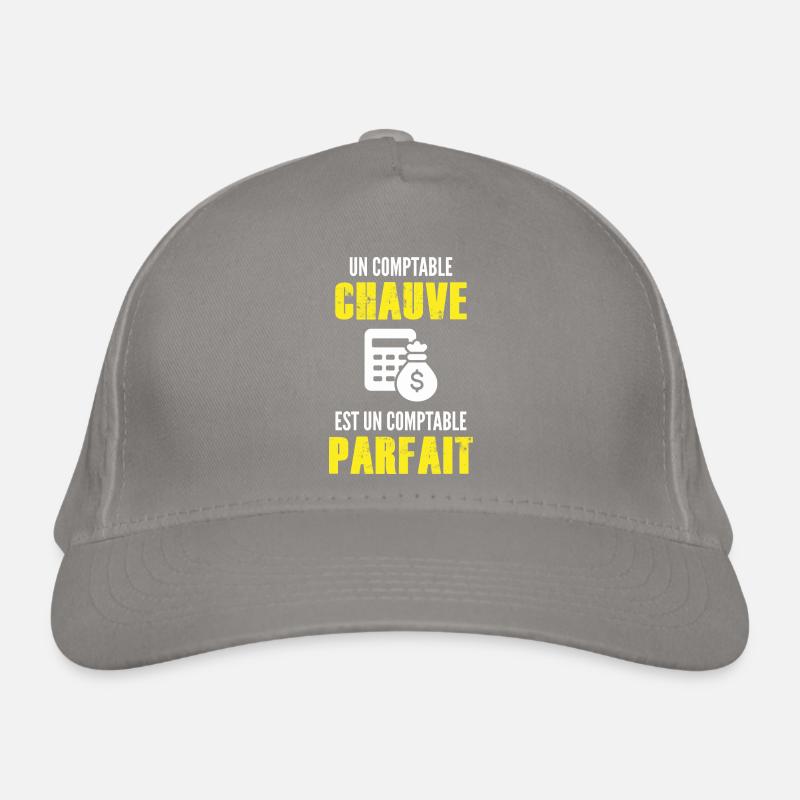 comptable chauve - comptable parfait Casquette classique bio