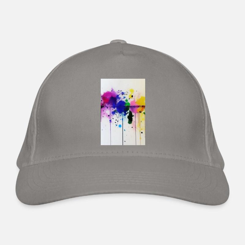 Paint splashes Organic Baseball Cap