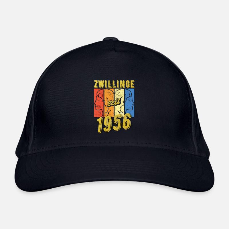 Zwillinge Sternzeichen 1956 Geschenk Bio-Baseballkappe