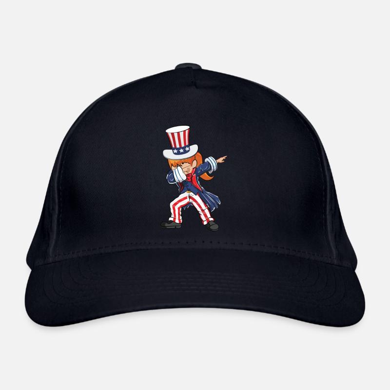 4. Juli Dabbing US Bio-Baseballkappe